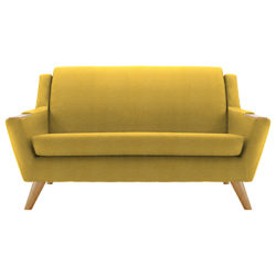 G Plan Vintage The Fifty Five Small 2 Seater Sofa Bobble Mustard